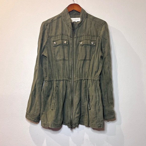 Treasure & Bond Linen Lyocell Blend Utility Jacket - Picture 4 of 7